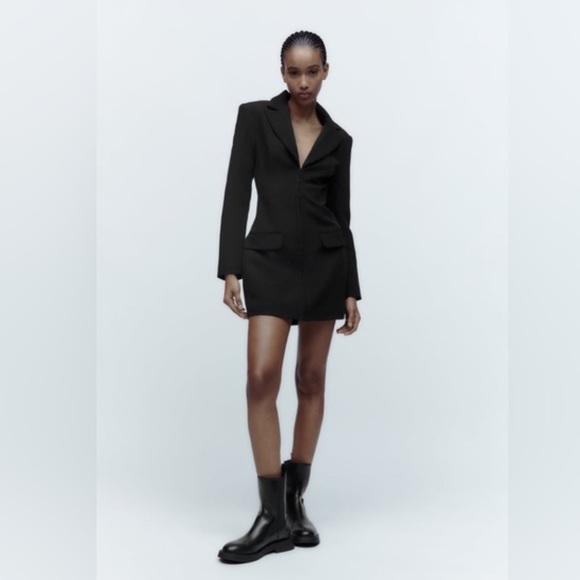 Zara Black Mini Dress - Picture 2 of 12